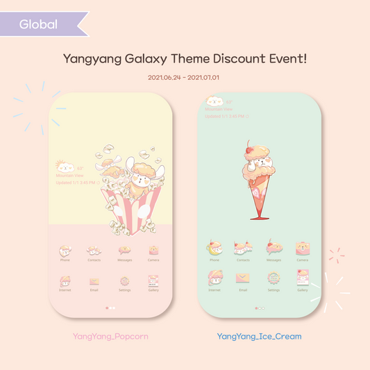 Galaxy Theme Discount Event
