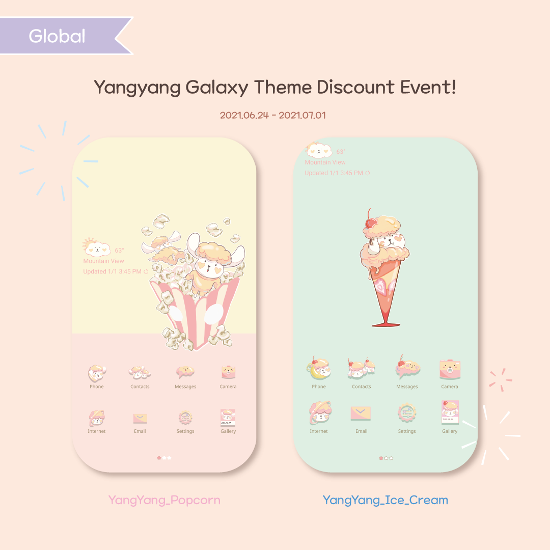 Galaxy Theme Discount Event